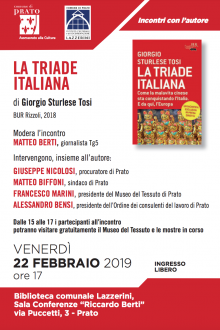 La Triade Italiana: incontro sulla criminalità cinese il 22 febbraio a Prato